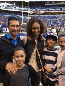 Sage Steele and Jonathan Bailey