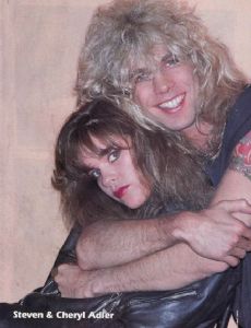 Steven Adler and Cheryl Swiderski