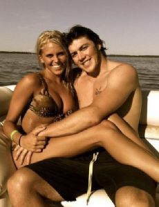 T. J. Oshie and Lauren Cosgrove