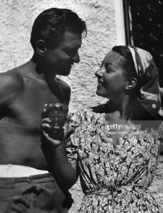 Viviane Romance and Clément Duhour