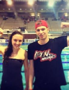 Katinka Hosszú and Dániel Dudás