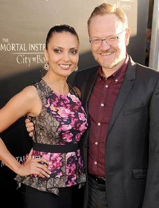 Jared Harris and Allegra Riggio