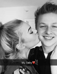 Kristen Hancher and Andrew Gregory (social media star)