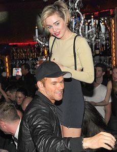 Miley Cyrus and Kellan Lutz