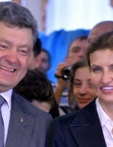 Maryna Poroshenko and Petro Poroshenko