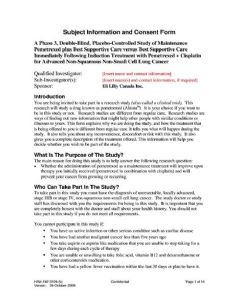 Informed consent