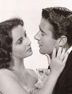Elizabeth Taylor and Peter Lawford