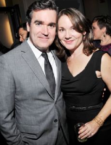 Brian d'Arcy James and Jennifer Prescott James