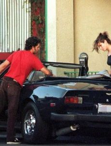 Dweezil Zappa and Sandra Bullock