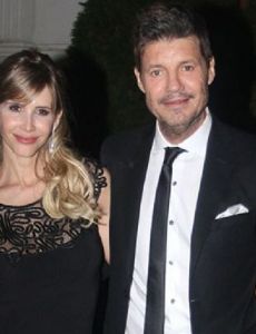 Marcelo Tinelli and Guillermina Valdez
