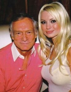Izabella St. James and Hugh Hefner