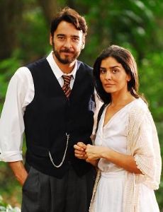 Letícia Sabatella and Alexandre Borges