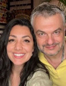 David Harutyunyan and Pamela Cortés