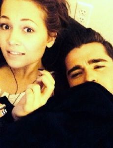 Kelli Berglund and Spencer Boldman