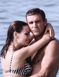 Sean Connery and Claudine Auger