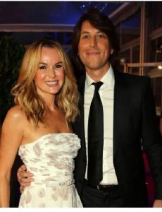 Amanda Holden and Chris Hughes
