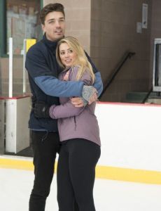 Lesley Murphy and Dean Unglert