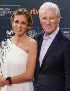 Richard Gere and Alejandra Silva Friedland