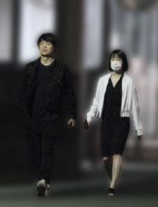 Toru Yamashita and Ayaka Hironaka