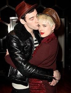 Agyness Deyn and Josh Hubbard