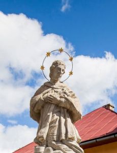 Statue of St. John of Nepomuk in Divina