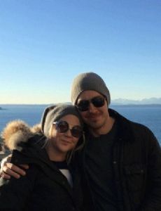 Amy Schumer and Ben Hanisch