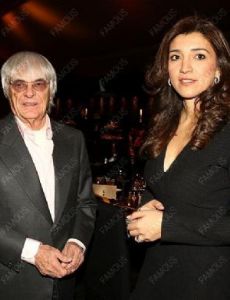 Bernie Ecclestone and Fabiana Flosi