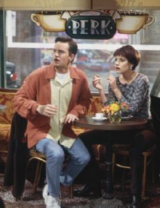 Matthew Perry and Paget Brewster