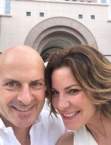 LuAnn de Lesseps and Tom D'Agostino