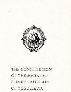 1974 Yugoslav Constitution