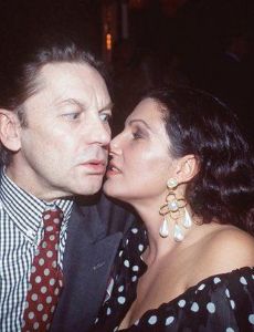 Helmut Berger and Francesca Guidato