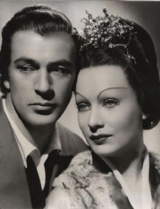 Gary Cooper and Sigrid Gurie