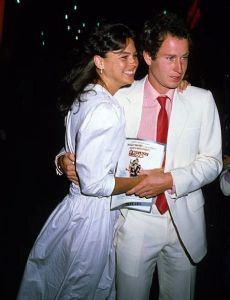 John McEnroe and Stella Hall