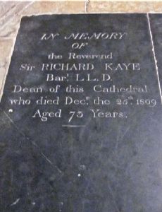 Sir Richard Kaye, 6th Baronet
