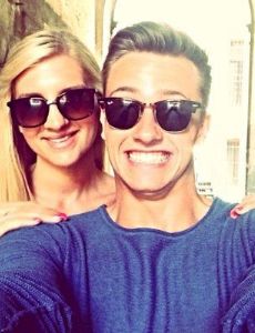 Rebecca Adlington and Harry Needs
