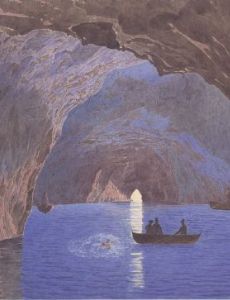 Entdeckung der blauen Grotte auf der Insel Capri
