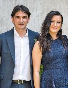 Davorka Propadalo and Zlatko Dalić