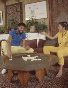 Kareem Abdul-Jabbar and Cheryl Pistono