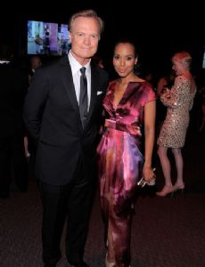 Lawrence O'Donnell and Kerry Washington