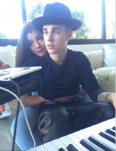 Yovanna Ventura and Justin Bieber