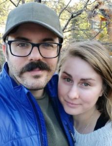 Joshua Ovenshire and Katherine Bow (Makeup Artist)