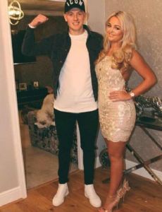 Megan Davison and Jordan Pickford
