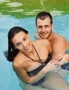 Débora Nascimento and Arthur Rangel
