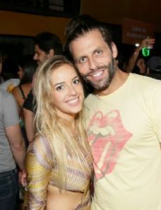 Henri Castelli and Maria Fernanda Saad