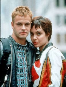 Angelina Jolie and Jonny Lee Miller