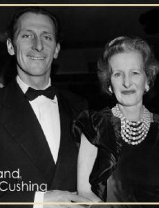 Peter Cushing and Violet Helene Beck