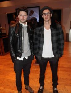 Matt Dallas and Blue Hamilton