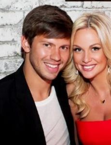 Fedor Smolov and Victoria Lopyreva