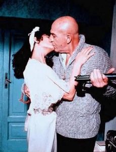 Claudia Cardinale and Telly Savalas