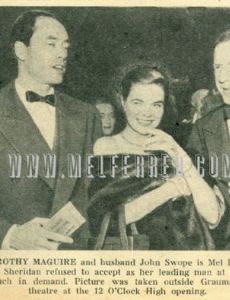 Dorothy McGuire and John Swope